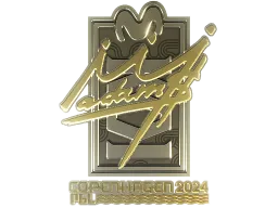 Sticker | adamS (Gold) | Copenhagen 2024