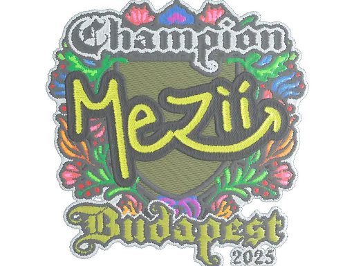 Sticker | mezii (Embroidered, Champion) | Budapest 2025