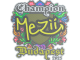 Sticker | mezii (Embroidered, Champion) | Budapest 2025