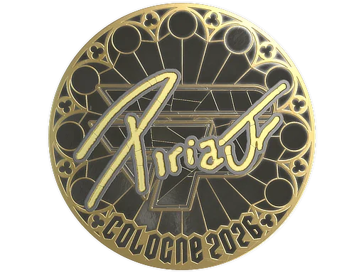 Sticker | piriajr (Gold) | Cologne 2026