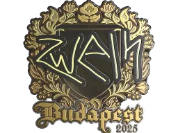 Sticker | zweih (Gold) | Budapest 2025