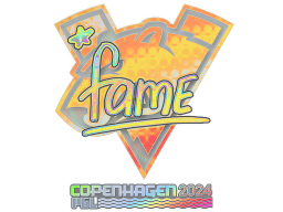Sticker | fame (Holo) | Copenhagen 2024