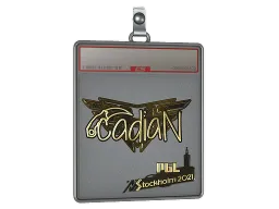 Sticker Slab | cadiaN (Gold) | Stockholm 2021