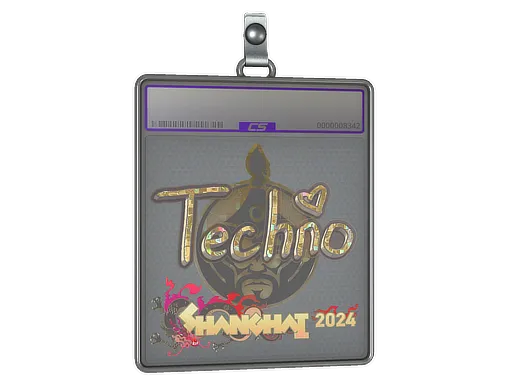 Sticker Slab | Techno4K (Glitter) | Shanghai 2024