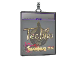 Sticker Slab | Techno4K (Glitter) | Shanghai 2024