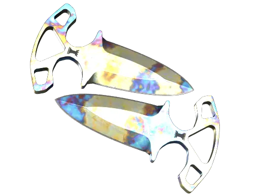 ★ Shadow Daggers | Case Hardened (Well-Worn)