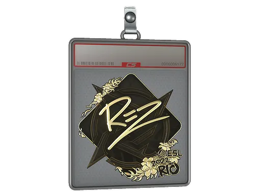 Sticker Slab | REZ (Gold) | Rio 2022