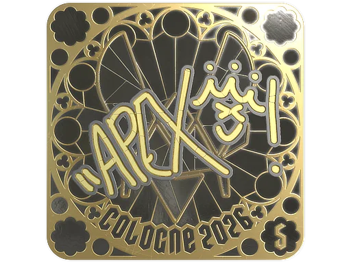 Sticker | apEX (Gold, Ranked) | Cologne 2026