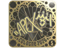 Sticker | apEX (Gold, Ranked) | Cologne 2026