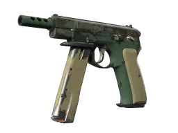 CZ75-Auto | Green Plaid (Battle-Scarred)