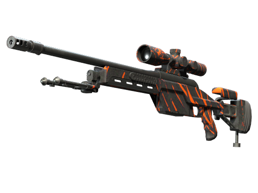 StatTrak™ SSG 08 | Slashed (Minimal Wear)