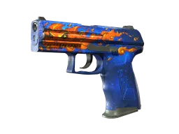 StatTrak™ P2000 | Fire Elemental (Battle-Scarred)