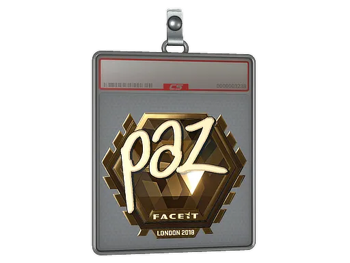 Sticker Slab | paz (Gold) | London 2018