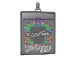 Sticker Slab | esenthial (Embroidered) | Budapest 2025