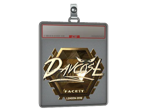 Sticker Slab | DavCost (Gold) | London 2018