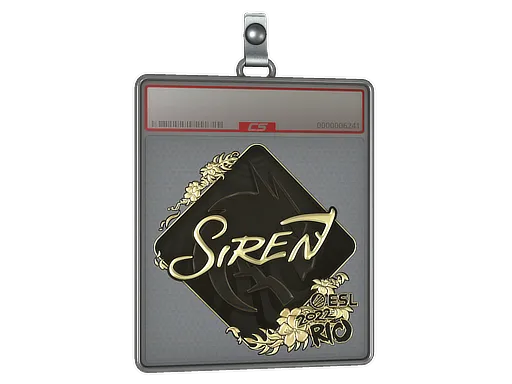 Sticker Slab | S1ren (Gold) | Rio 2022