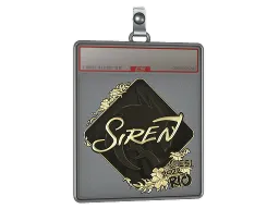 Sticker Slab | S1ren (Gold) | Rio 2022