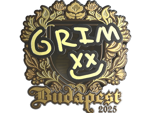 Sticker | Grim (Gold) | Budapest 2025