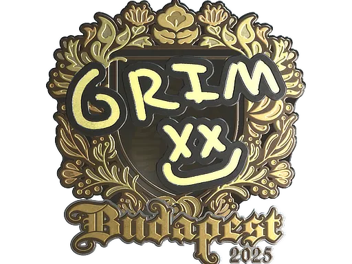 Sticker | Grim (Gold) | Budapest 2025