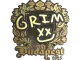 Sticker | Grim (Gold) | Budapest 2025 CS2 skin