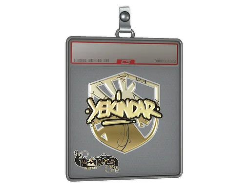 Sticker Slab | YEKINDAR (Gold) | Paris 2023
