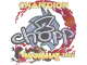 Sticker | chopper (Holo, Champion) | Shanghai 2024