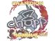 Sticker | chopper (Holo, Champion) | Shanghai 2024 CS2 skin