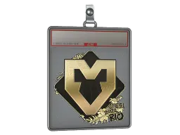 Sticker Slab | MOUZ (Gold) | Rio 2022