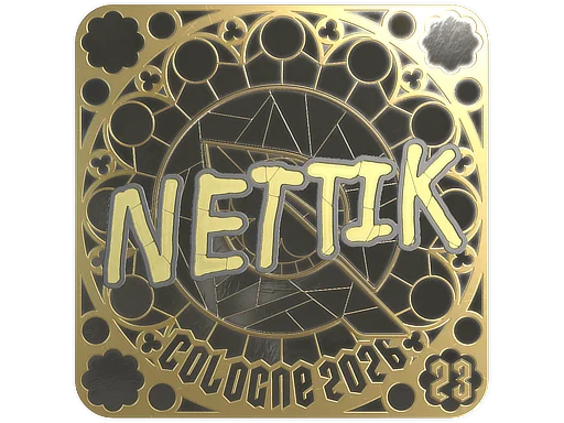Sticker | nettik (Gold, Ranked) | Cologne 2026
