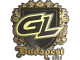 Sticker | GamerLegion (Gold) | Budapest 2025
