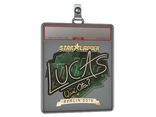 Sticker Slab | LUCAS1 (Gold) | Berlin 2019