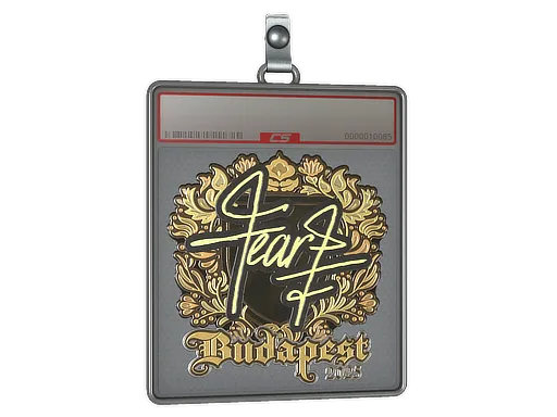 Sticker Slab | fEAR (Gold) | Budapest 2025