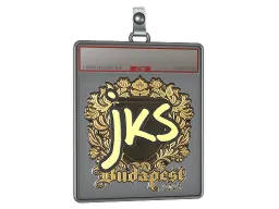 Sticker Slab | jks (Gold) | Budapest 2025