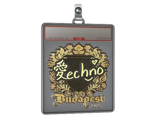 Sticker Slab | Techno4K (Gold) | Budapest 2025