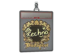 Sticker Slab | Techno4K (Gold) | Budapest 2025