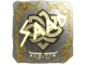 Sticker | saadzin (Gold) | Austin 2025