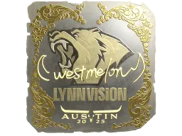 Sticker | westmelon (Gold) | Austin 2025