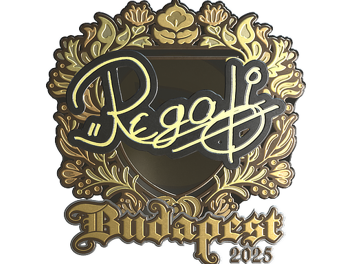 Sticker | regali (Gold) | Budapest 2025