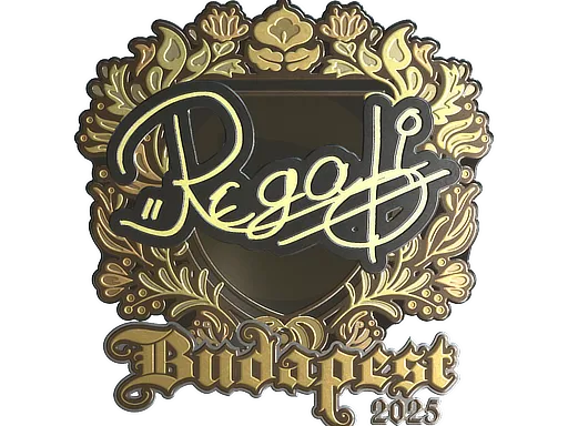 Sticker | regali (Gold) | Budapest 2025