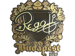 Sticker | regali (Gold) | Budapest 2025