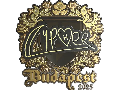Sticker | Cypher (Gold) | Budapest 2025
