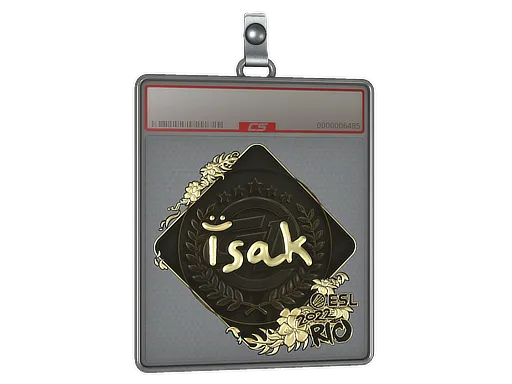 Sticker Slab | isak (Gold) | Rio 2022