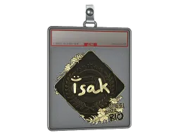 Sticker Slab | isak (Gold) | Rio 2022