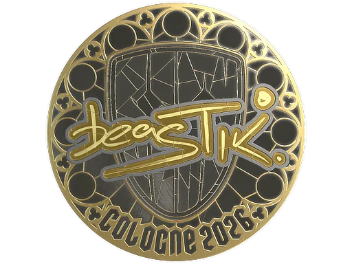 Sticker | beastik (Gold) | Cologne 2026
