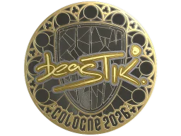 Sticker | beastik (Gold) | Cologne 2026