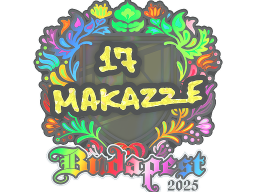 Sticker | makazze (Holo) | Budapest 2025