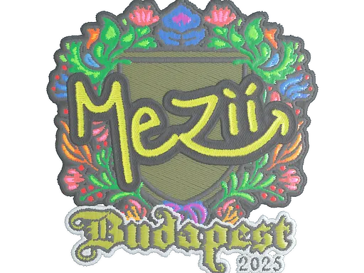 Sticker | mezii (Embroidered) | Budapest 2025
