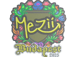 Sticker | mezii (Embroidered) | Budapest 2025
