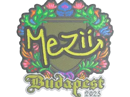 Sticker | mezii (Embroidered) | Budapest 2025