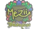 Sticker | mezii (Embroidered) | Budapest 2025 CS2 skin